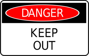 Keep Out PNG Transparent Image PNG Clip art