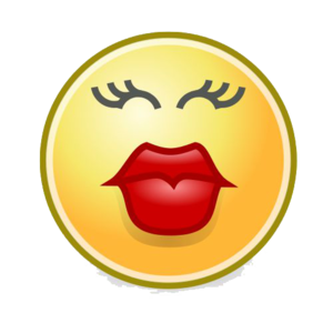 Kiss Smiley PNG File PNG image