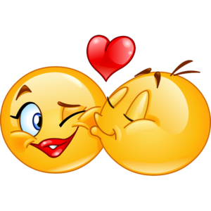 Kiss Smiley Transparent Background PNG images