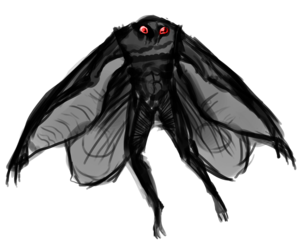 Moth Man PNG Transparent Image PNG Clip art