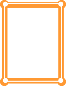 Orange Border Frame PNG Picture Clip art