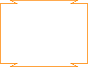 Orange Border Frame Transparent PNG PNG image