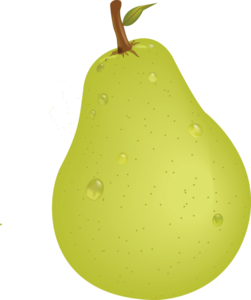 Pear Vector PNG Clip art