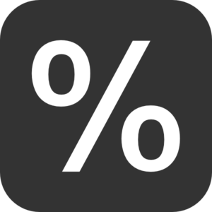 Percentage Transparent Background PNG Clip art
