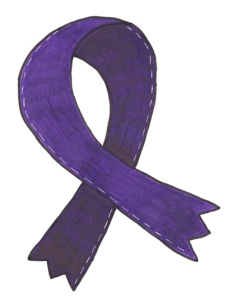 Purple Awareness Ribbon PNG Picture Clip art