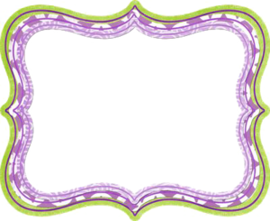 Purple Border Frame PNG Pic Clip art