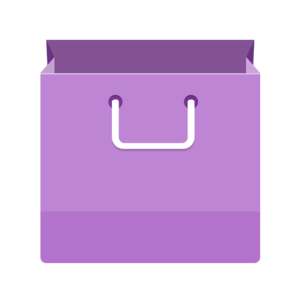 Purple Shopping Bag Clip Art PNG PNG Clip art