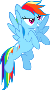 Rainbow Dash Flying Transparent PNG PNG Clip art