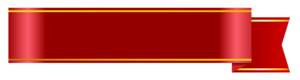 Red Ribbon Banner Transparent Background PNG Clip art