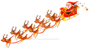 Santa Sleigh PNG Free Download Clip art
