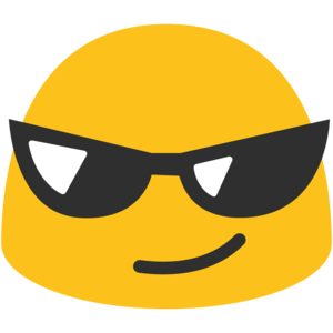 Sunglasses Emoji PNG Image PNG Clip art