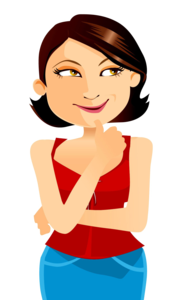 Thinking Woman PNG Image Free Download PNG Clip art
