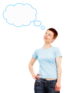 Thinking Woman PNG Transparent Picture PNG Clip art