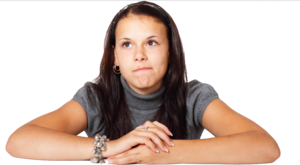 Thinking Woman PNG Transparent PNG Clip art