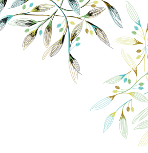 Watercolor Leaves PNG File Clip art