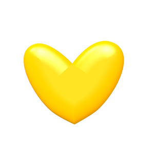 Yellow Heart PNG Image PNG Clip art