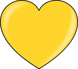 Yellow Heart PNG Photos PNG Clip art