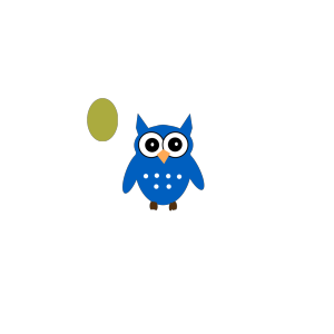 Blue Owl E icon png