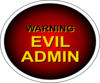 Evil Admin Warning icon png