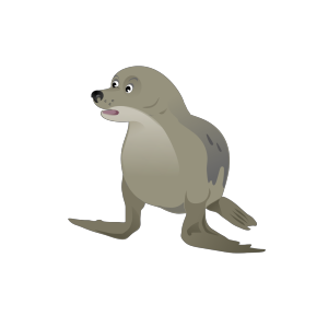 Grey Seal PNG, SVG Clip art for Web - Download Clip Art, PNG Icon Arts