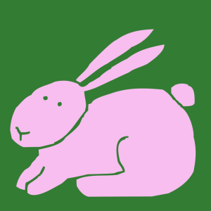 Bunny In Overalls icon png
