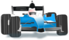 Blue Race Car icon png