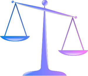 Blue and Gray Justice icon png