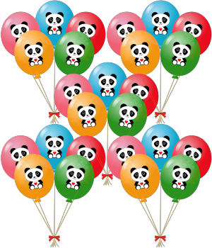 Balloons Sweet Panda icon png