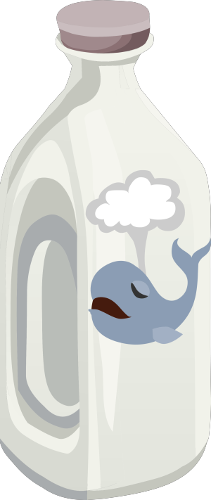 Blue Whale Illustration icon png