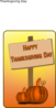 Happy Thanksgiving Day Sign icon png