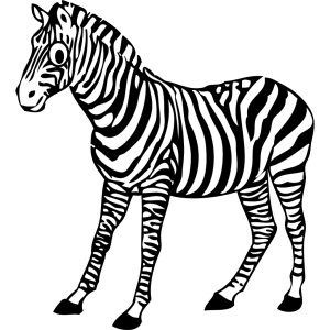 Letter M Zebra Style icon png