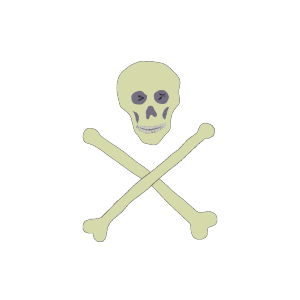 Pirate Flag Symbol icon png