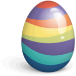 Beautiful Easter Eggs PNG icon png