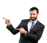 Businessman Poiting PNG icon png