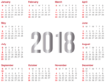 Calendar 2018 PNG Clipart icon png