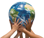 Earth In Hands PNG File icon png
