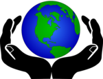 Earth In Hands Transparent Background icon png