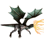 Fantasy Dragon PNG HD icon png