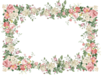 Floral Frame PNG File icon png