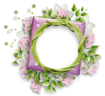 Floral Round Frame PNG Photos icon png