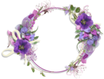 Floral Round Frame PNG Pic icon png