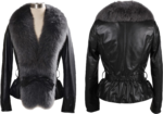 Fur Lined Leather Jacket PNG File icon png