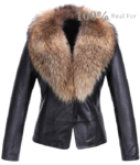 Fur Lined Leather Jacket PNG Photos icon png