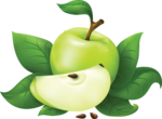 Green Apple PNG Free Download icon png