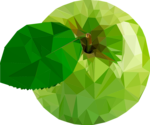 Green Apple Transparent Background icon png