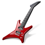 Guitar Rock Music Icon PNG icon png
