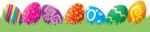 Happy Easter Eggs In Grass PNG icon png