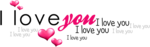 I Love You PNG Transparent icon png