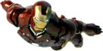 Iron Man Flying PNG File icon png