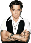 Johnny Depp Transparent Background icon png